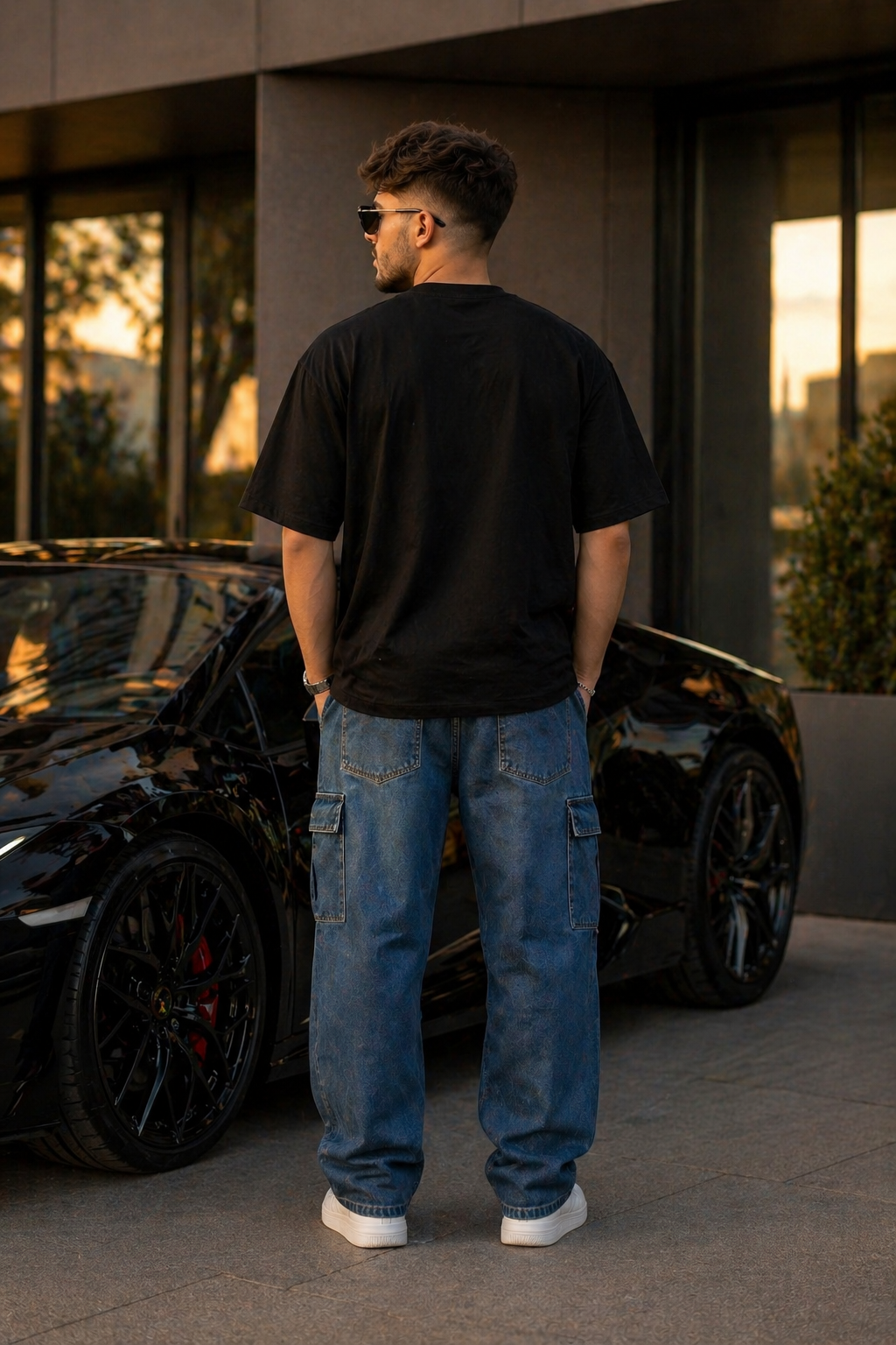 Shadow Within Oversized T-Shirt – Luxury Samurai Graphic Tee
