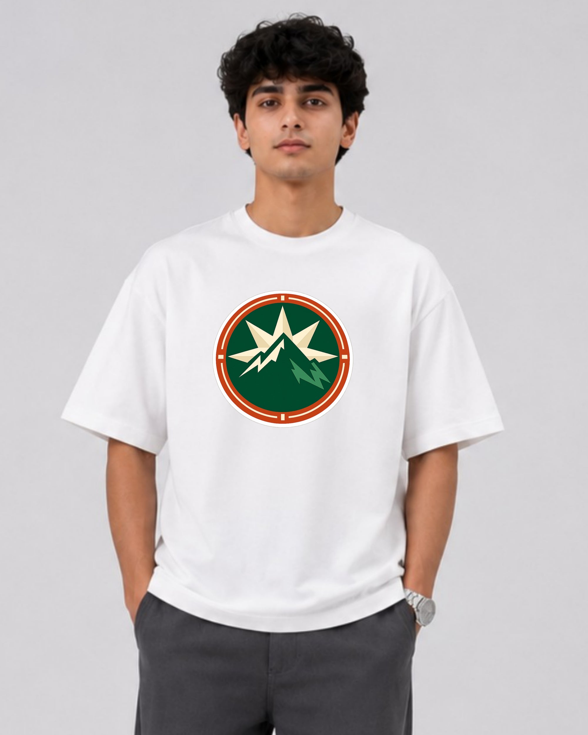 ZSSEL Born To Explore Oversized Tee