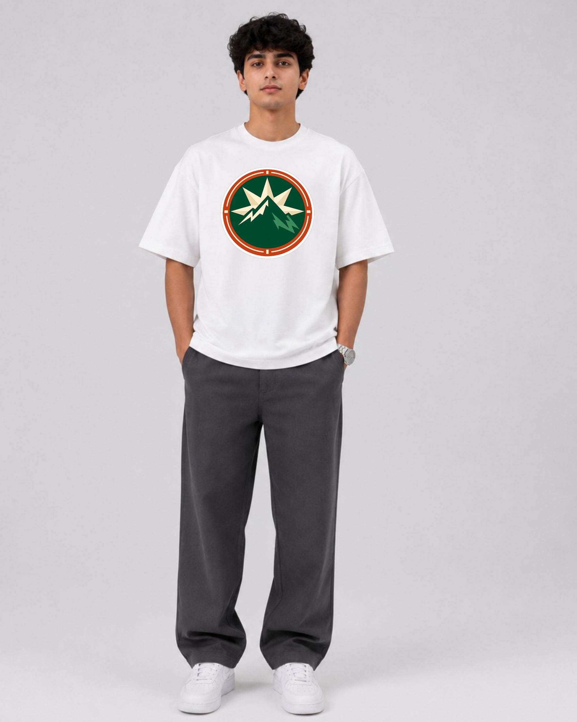 ZSSEL Born To Explore Oversized Tee