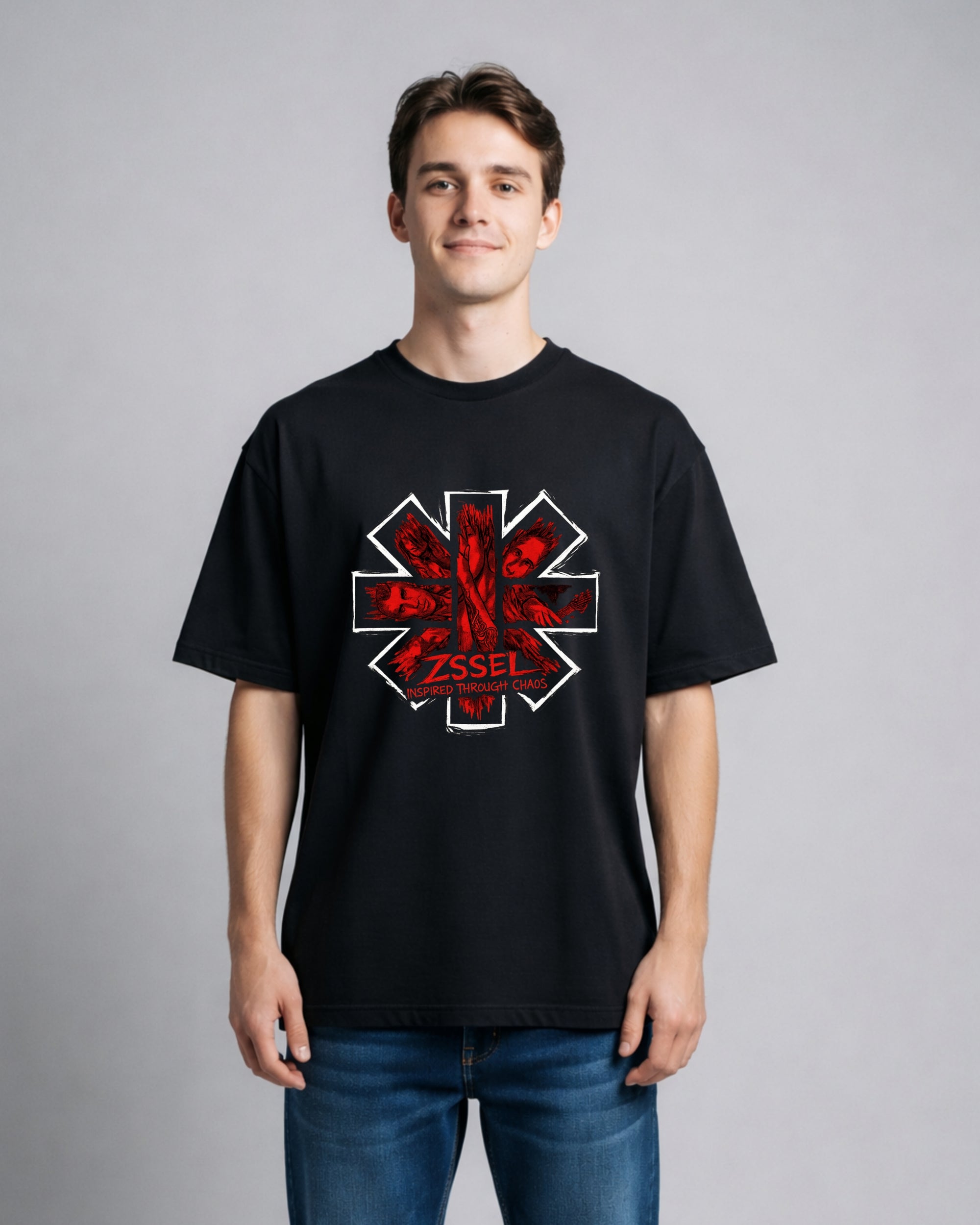 ZSSEL Oversized T-Shirt – Silent Frequency Edition