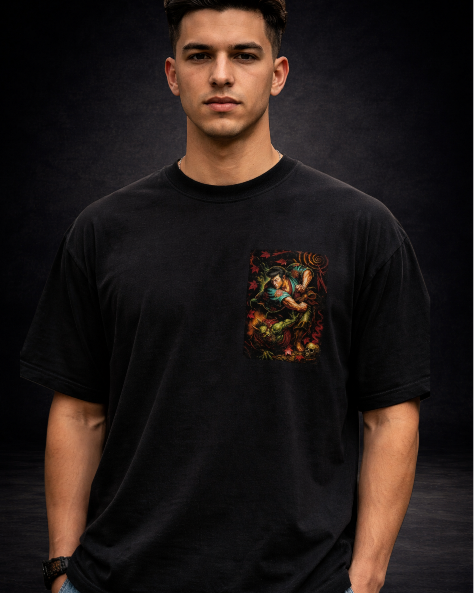 ZSSEL Shadow Warrior — Oversized Cotton T-Shirt