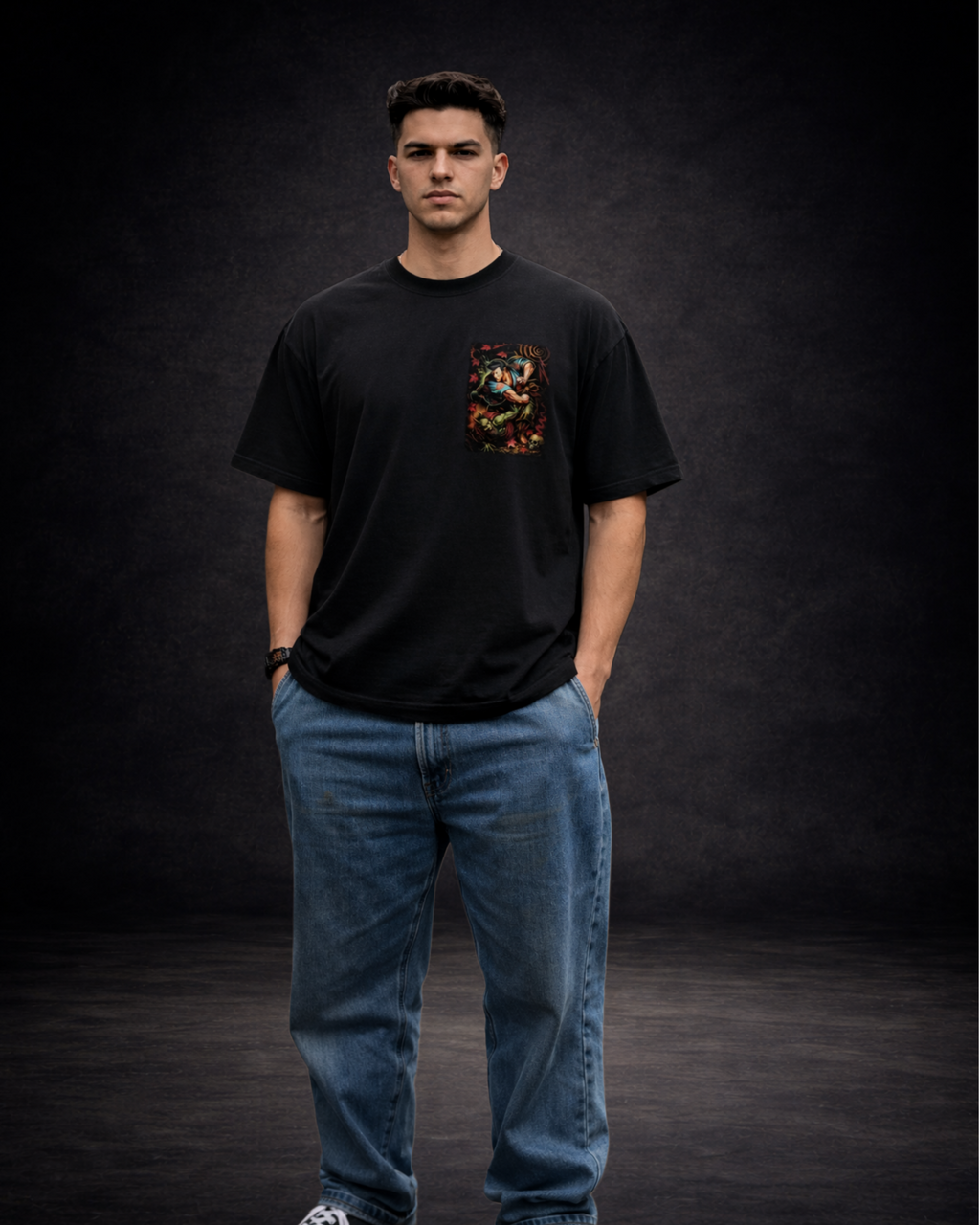ZSSEL Shadow Warrior — Oversized Cotton T-Shirt