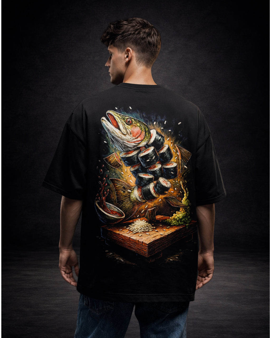 ZSSEL Sushi Storm — Oversized T-Shirt