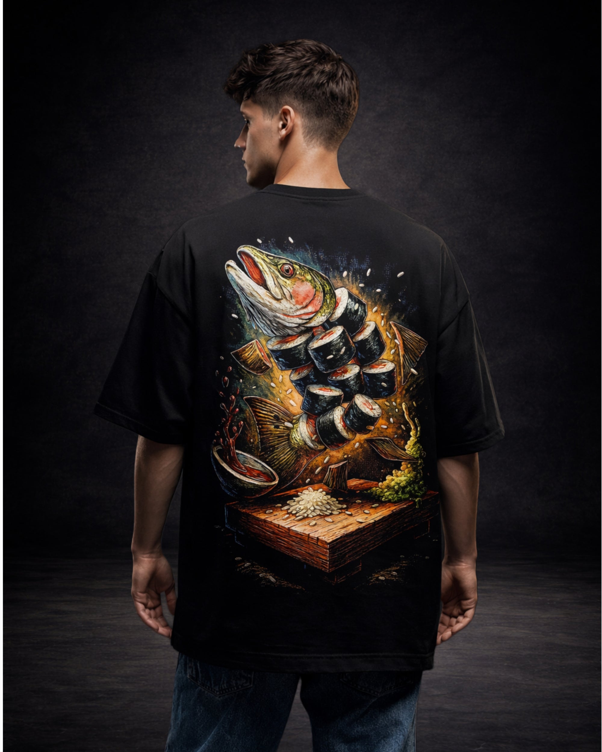 ZSSEL Sushi Storm — Oversized T-Shirt