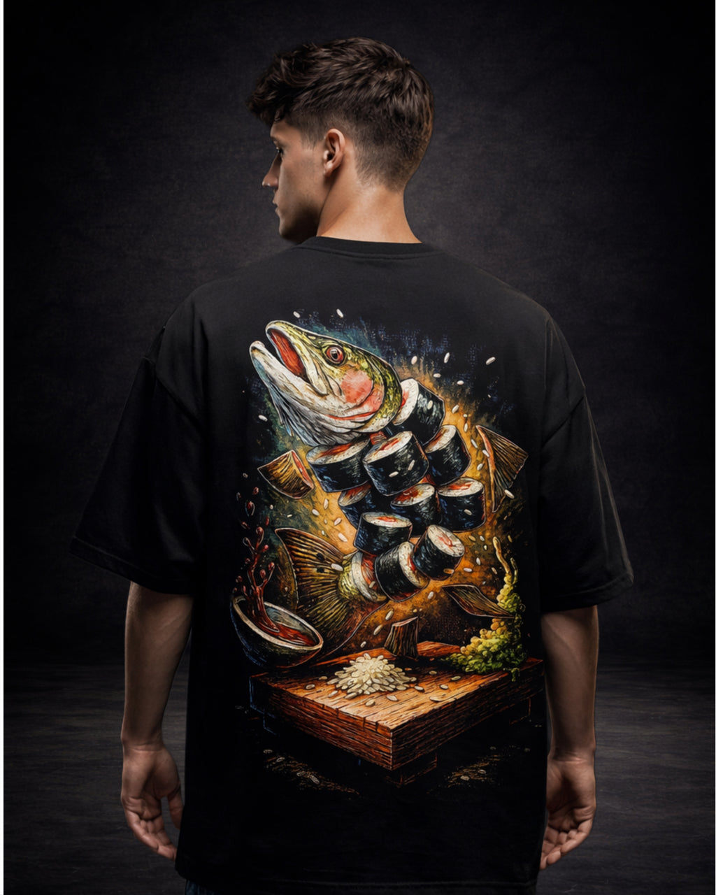 ZSSEL Sushi Storm — Oversized T-Shirt