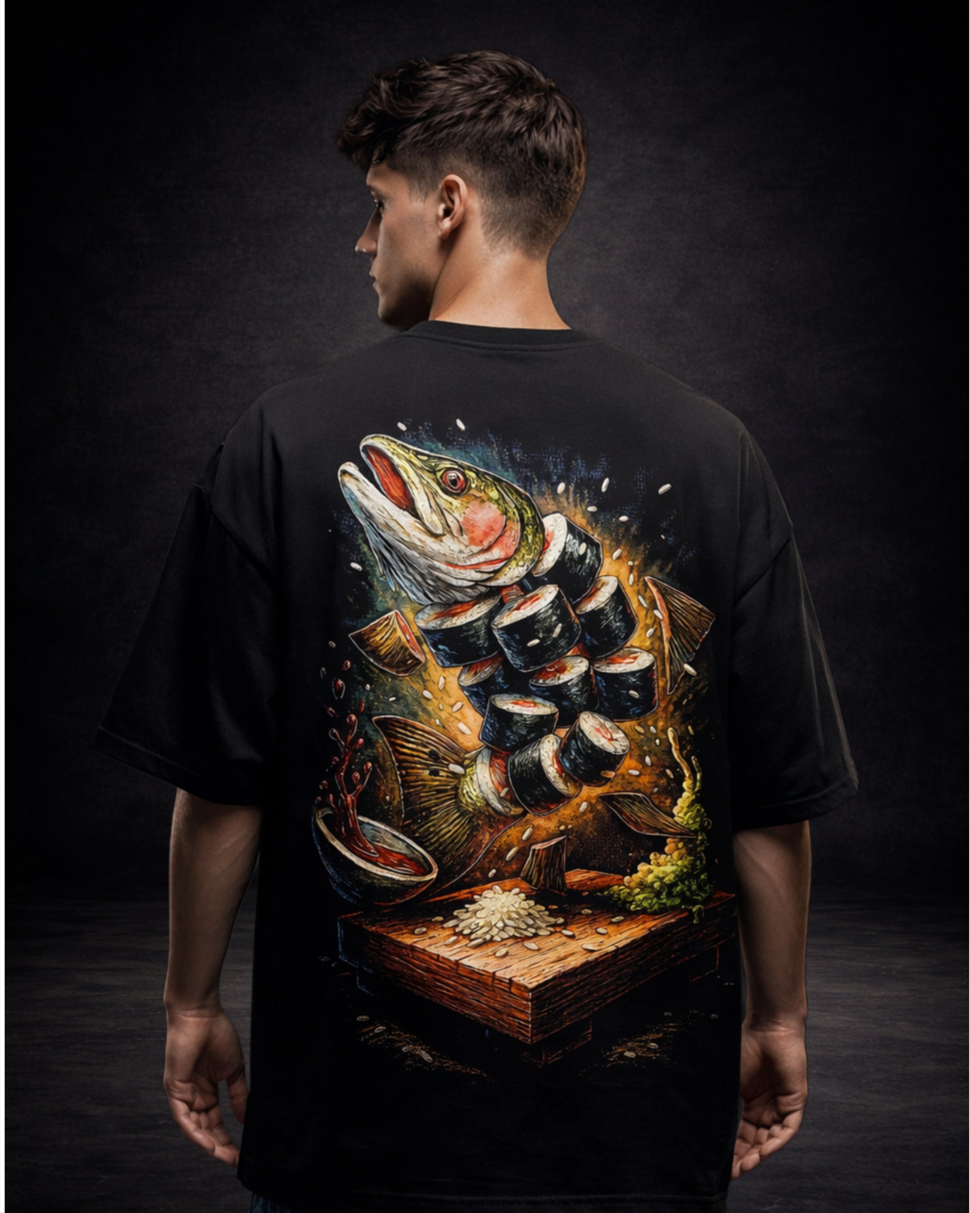 ZSSEL Sushi Storm — Oversized T-Shirt