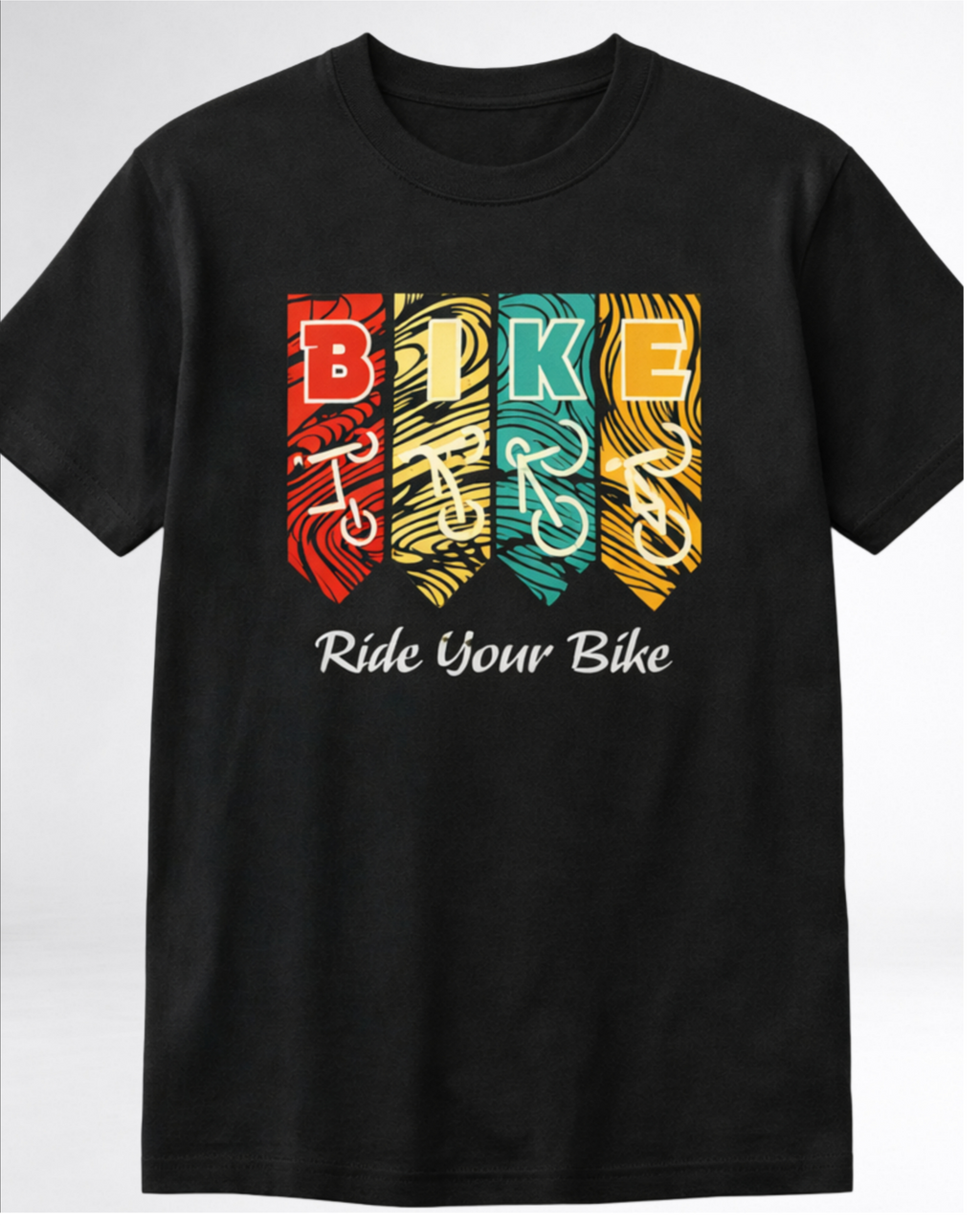 ZSSEL Ride Your Bike — Regular Fit Cotton T-Shirt