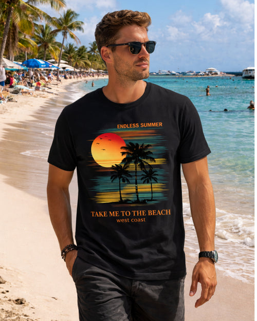 ZSSEL Endless Summer — Regular Fit Cotton T-Shirt