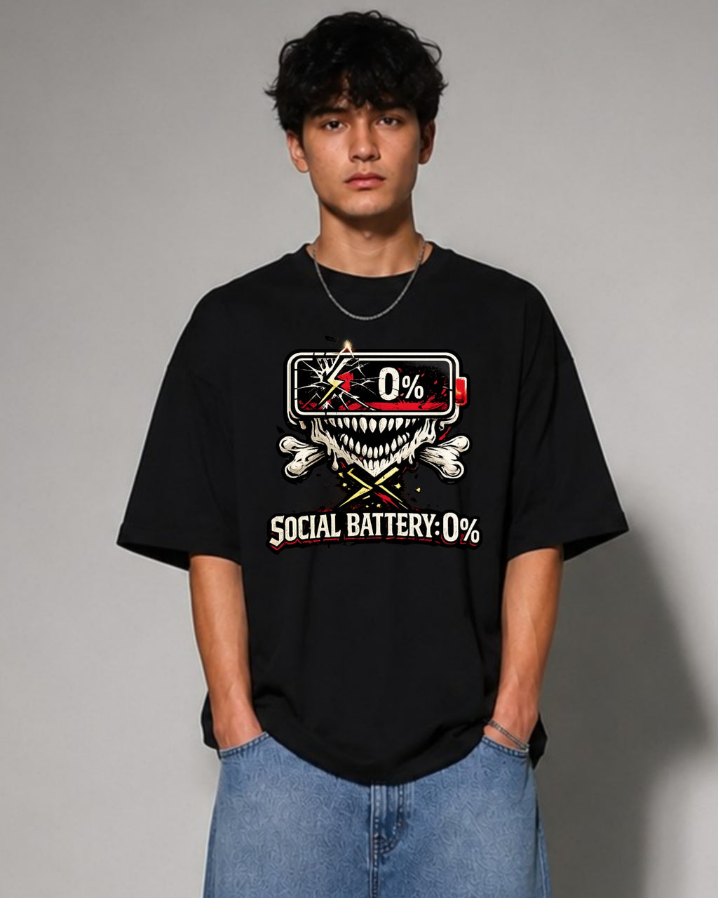 ZSSEL Offline Oversized Tee