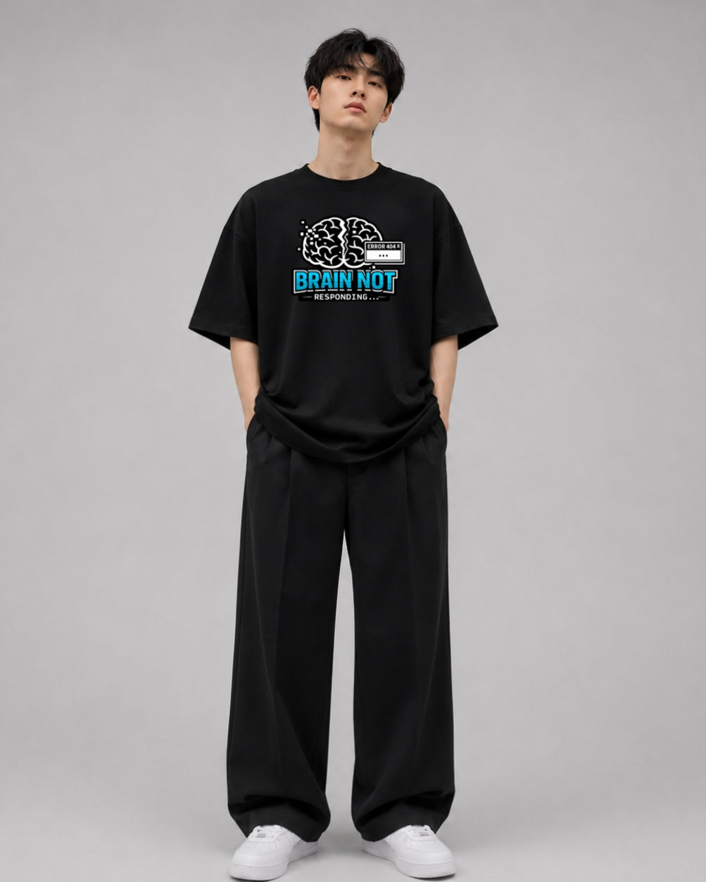 ZSSEL BRAIN NOT RESPONDING Oversized T-Shirt