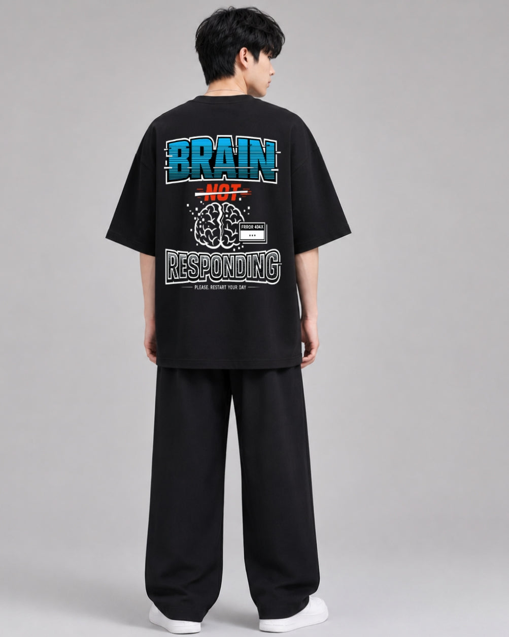 ZSSEL BRAIN NOT RESPONDING Oversized T-Shirt