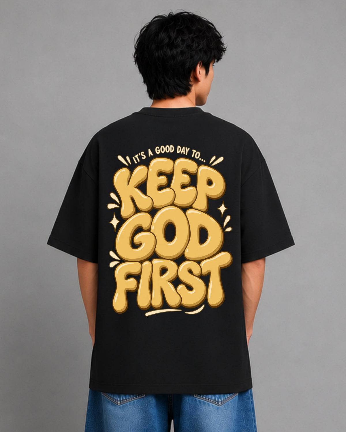 KEEP GOD FIRST — Black