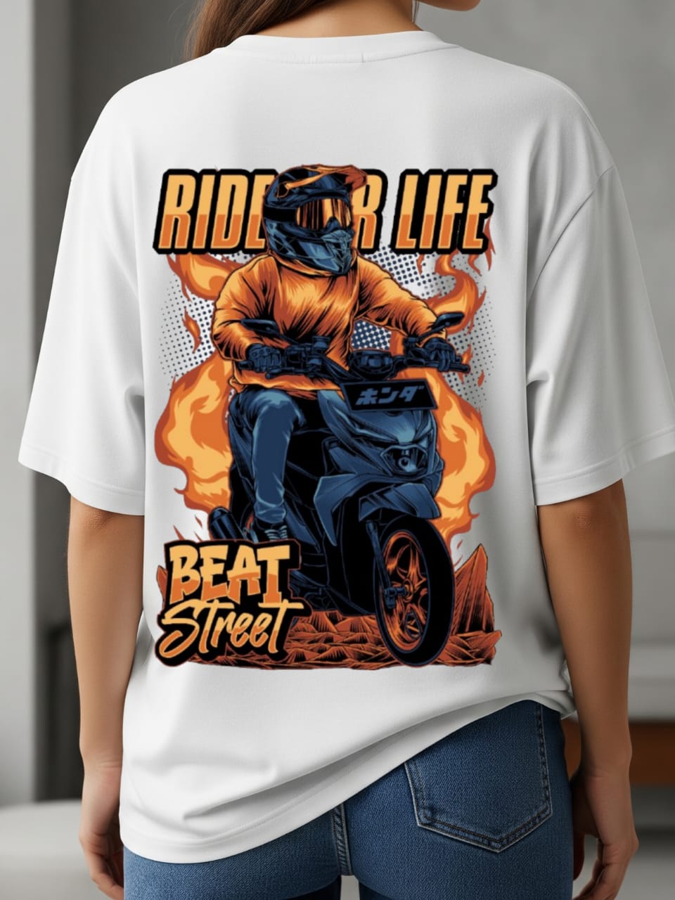 zssel Bike lover  Oversized Tee