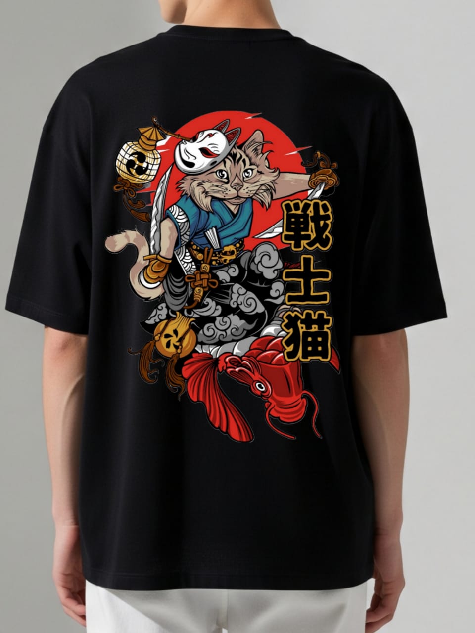 ZSSEL Oversized Tee – Warrior Cat