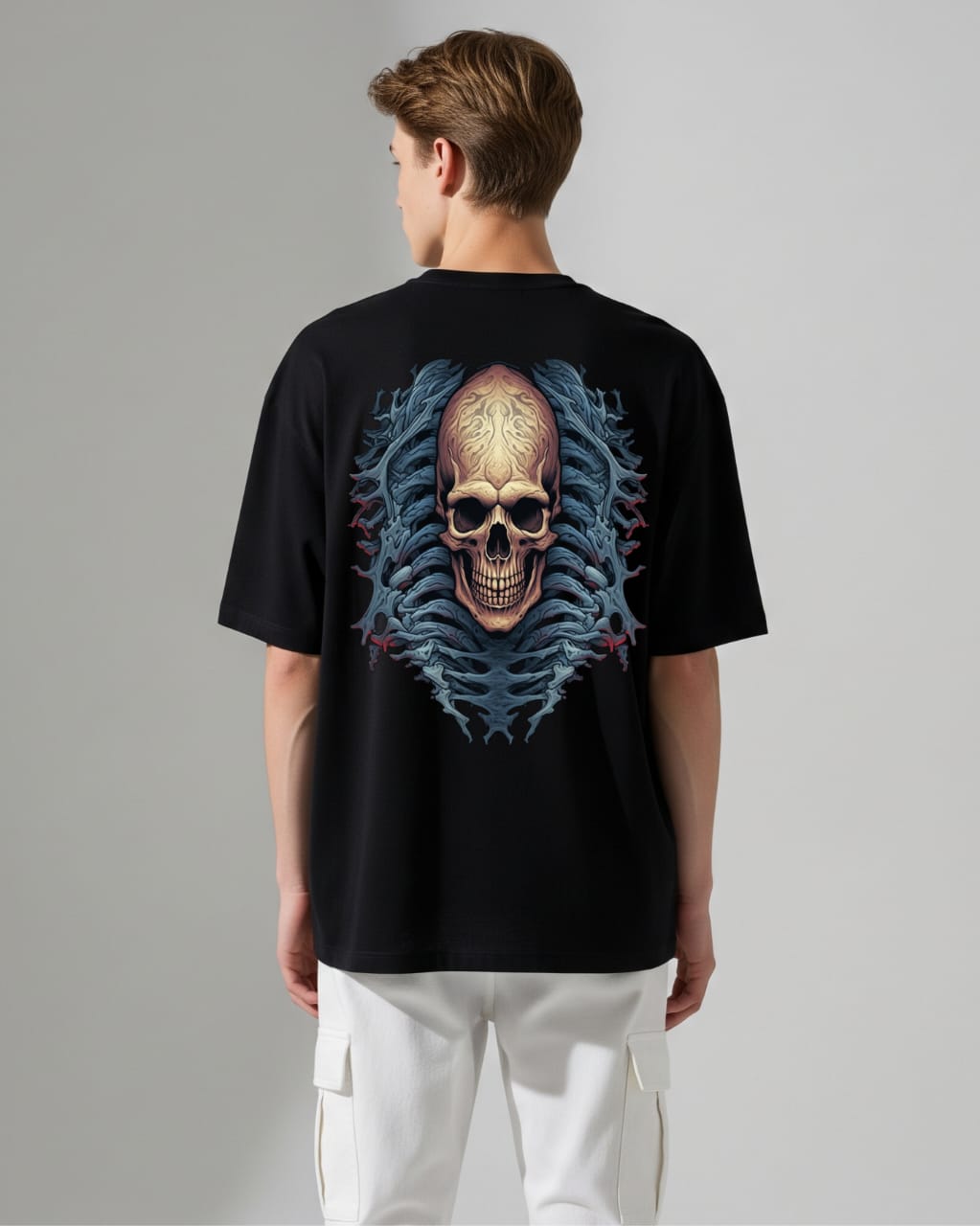 ZSSEL Oversized Tee – Shadow Spine Edition