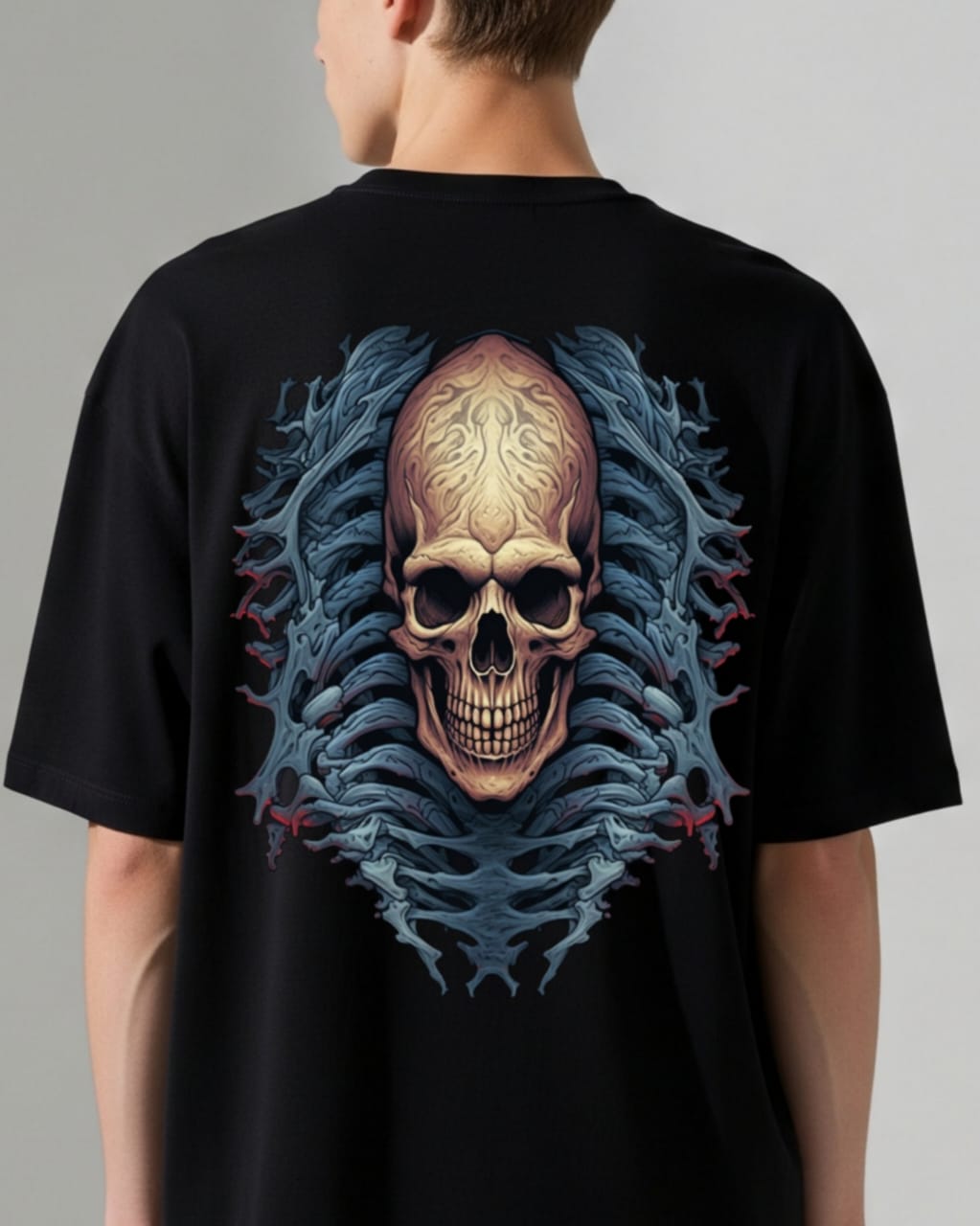 ZSSEL Oversized Tee – Shadow Spine Edition