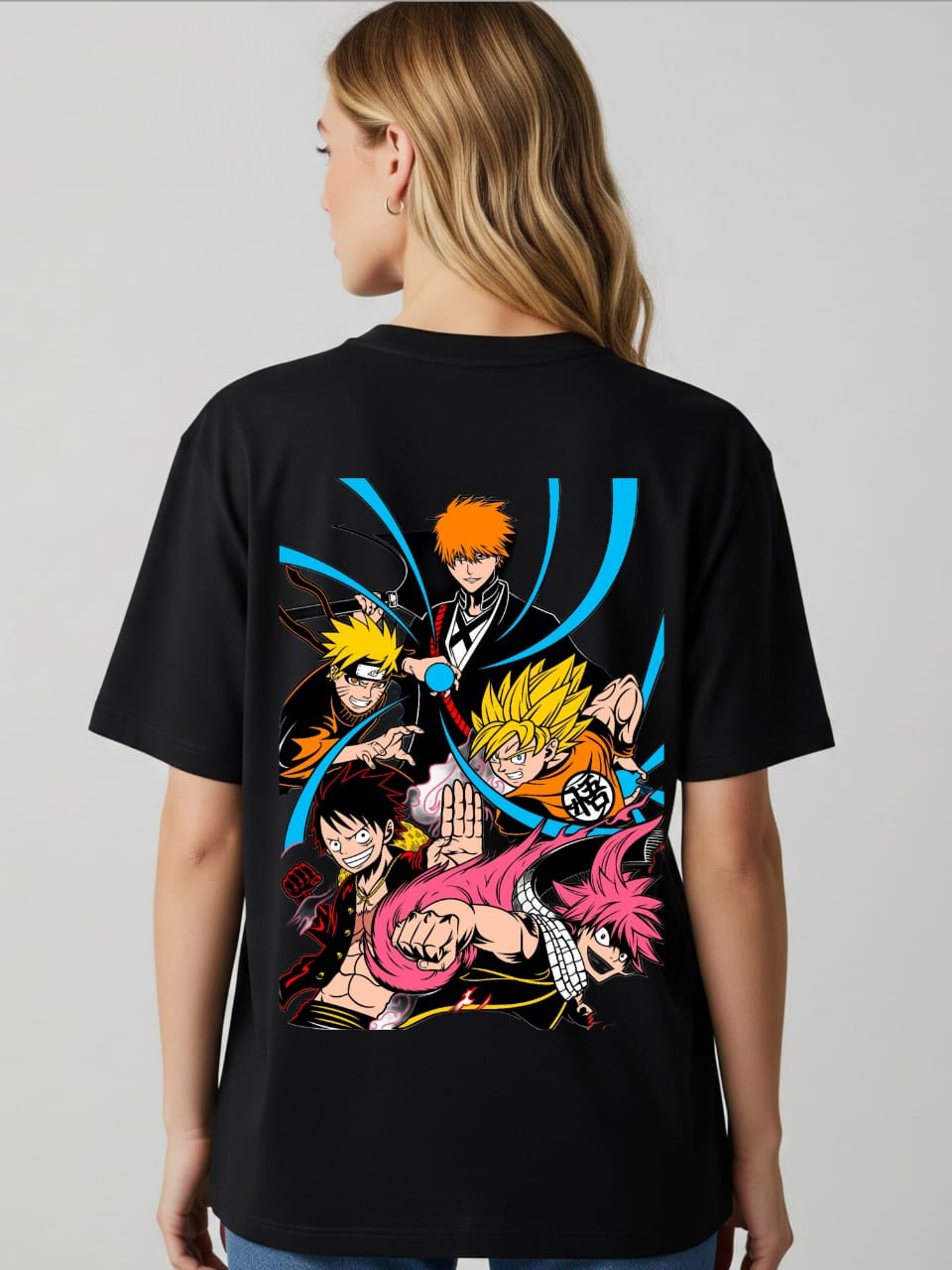Anime Icons Luxe Oversized Tee – Streetwear Edition