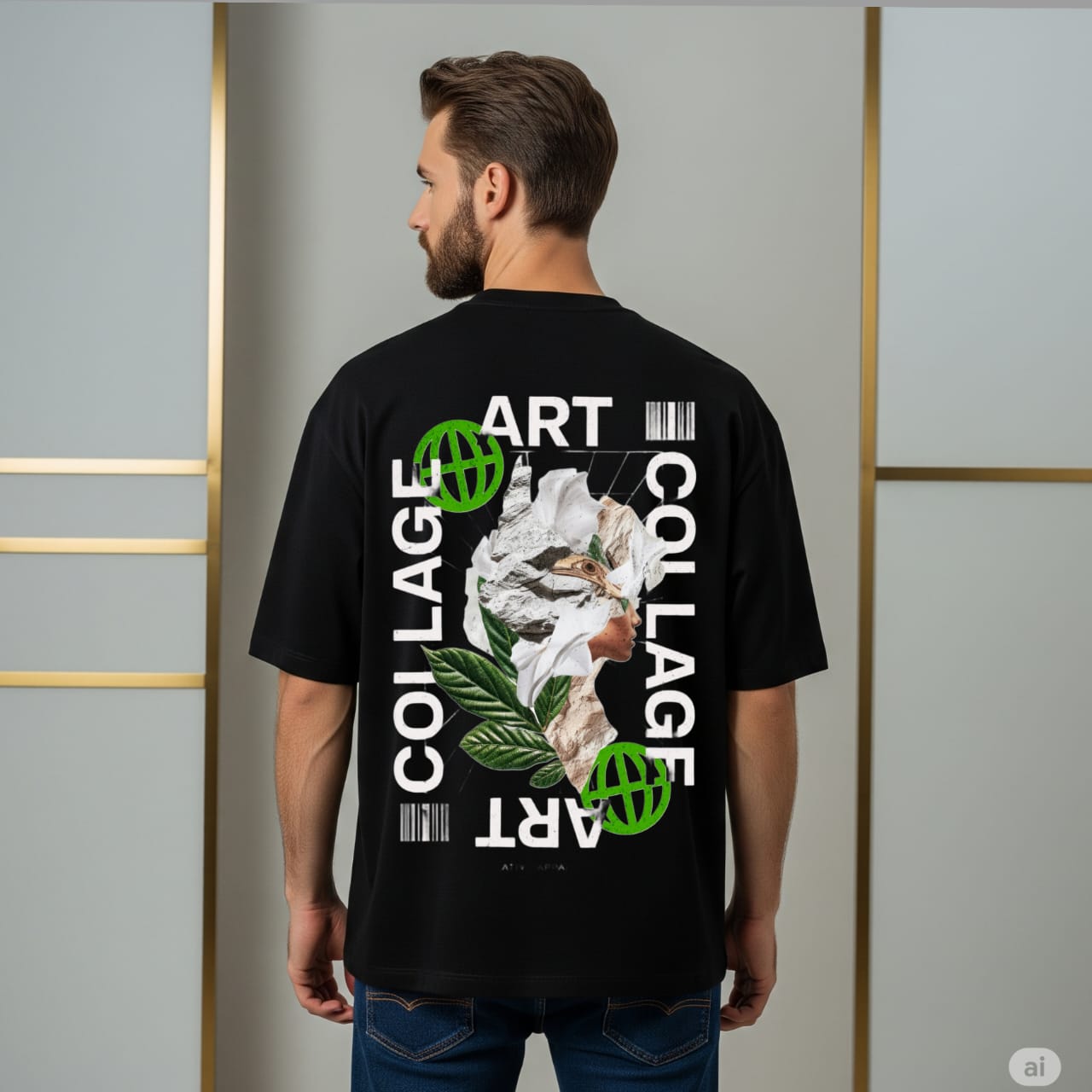 ZSSEL Collage Art Tee
