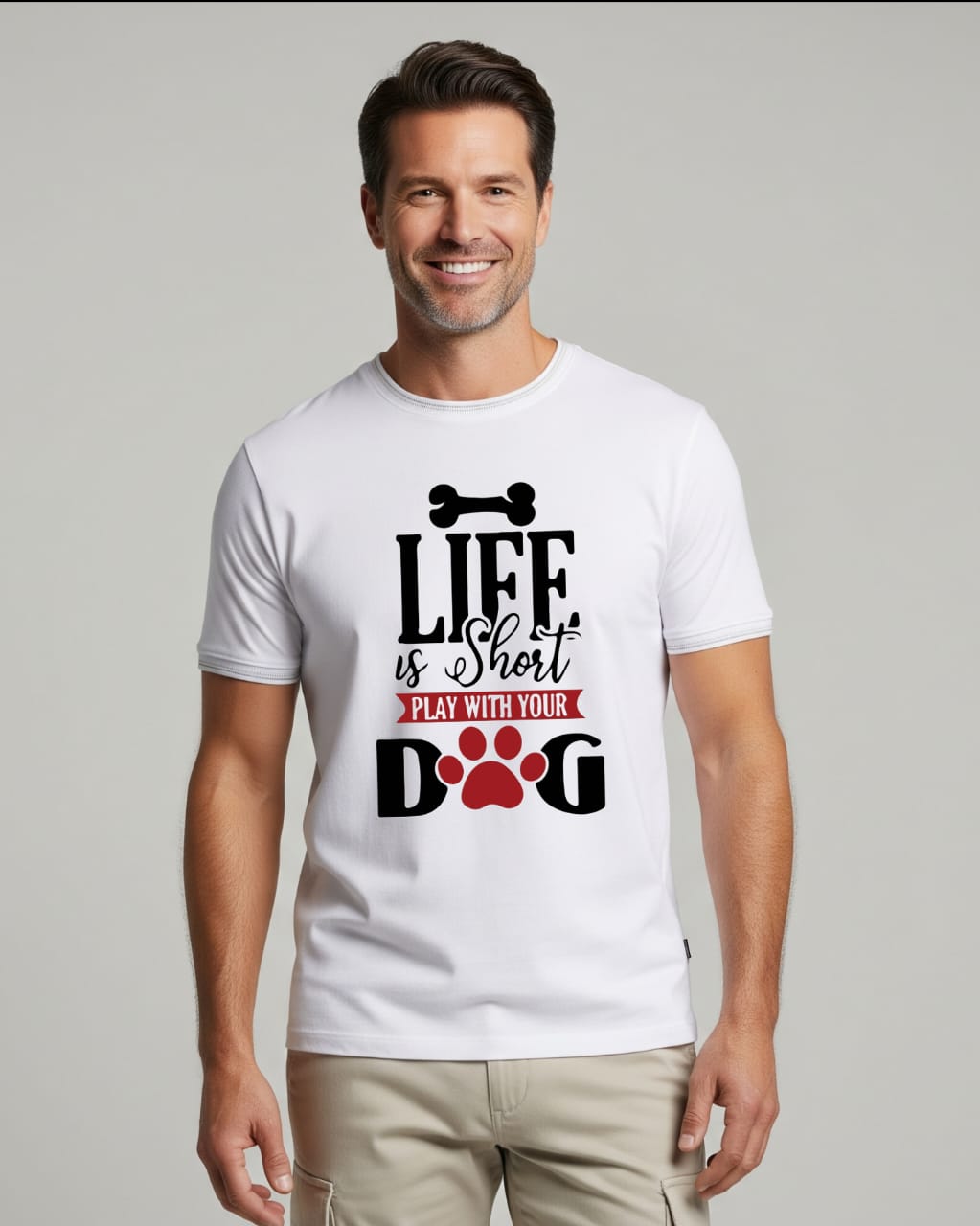 ZSSEL Regular Fit Tee – DOG LOVER