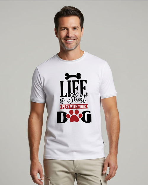 ZSSEL Regular Fit Tee – DOG LOVER