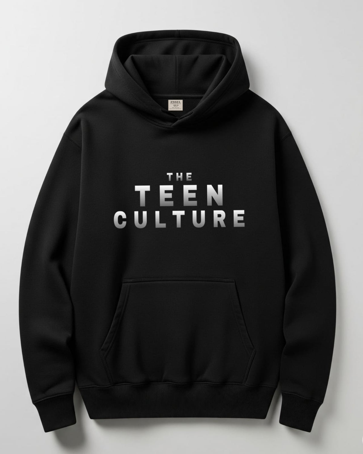 ZSSEL Teen Culture Hoodie – Black Edition
