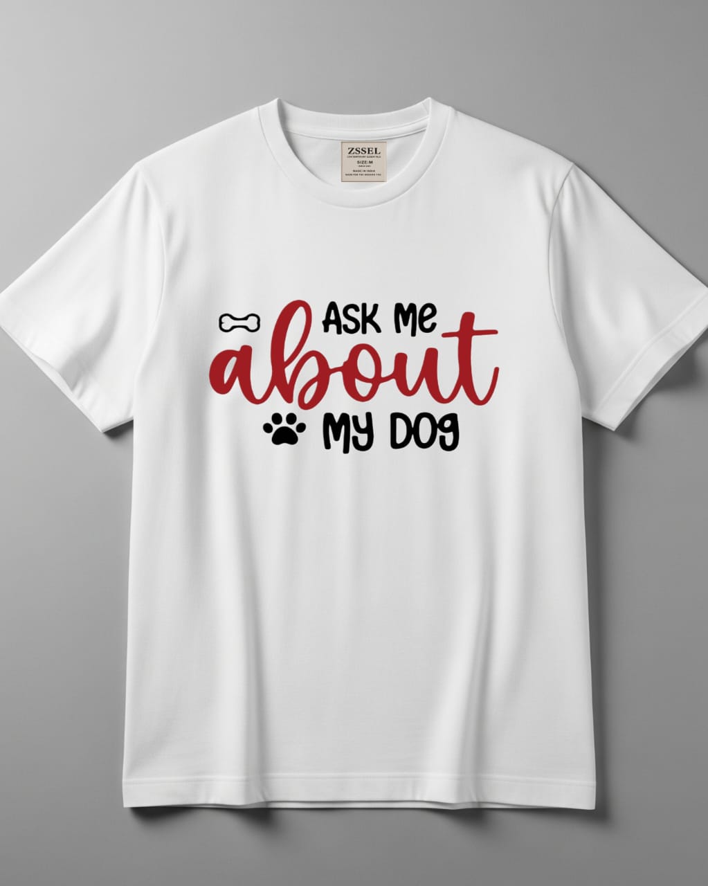 ZSSEL Dog Graphic Tee