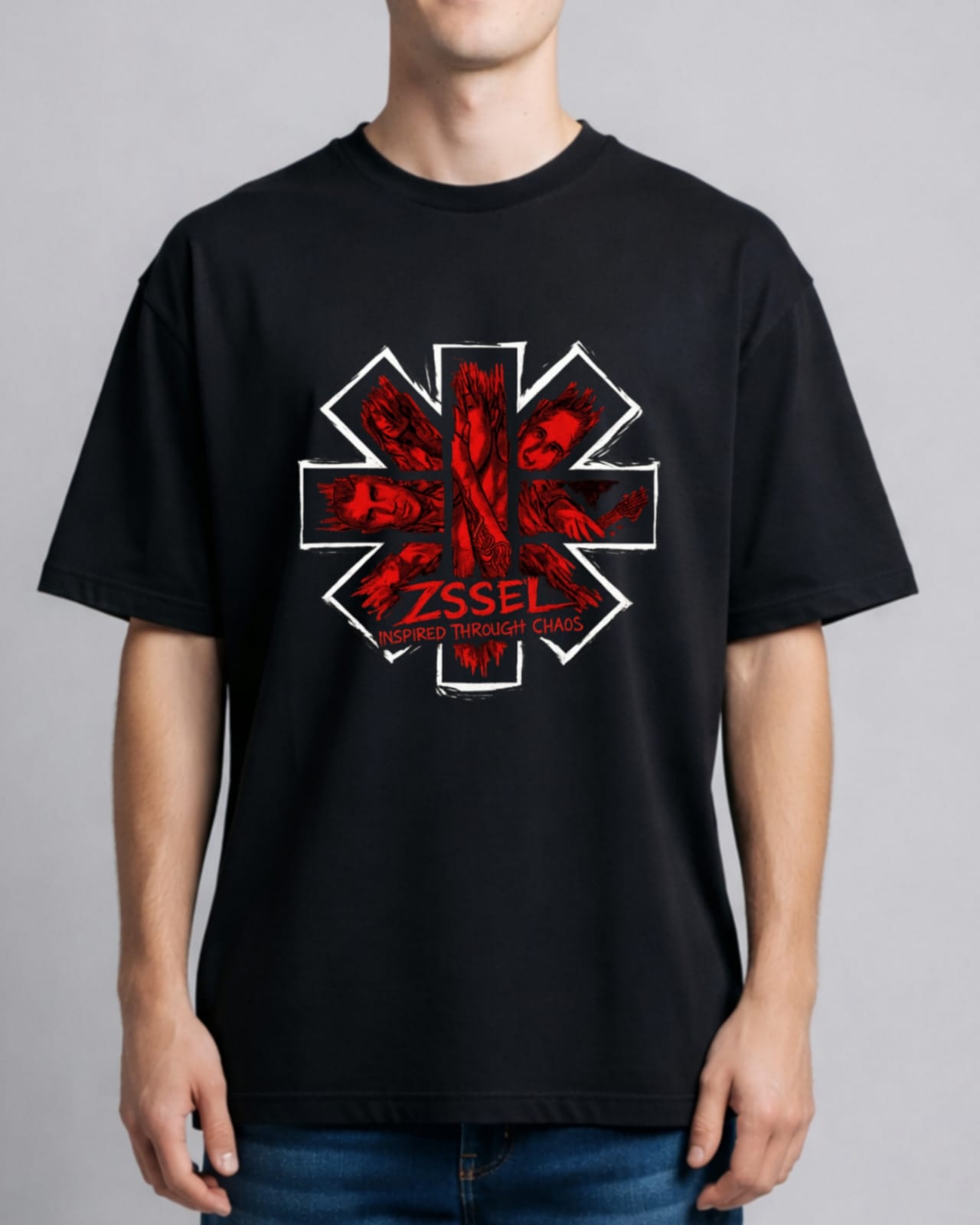 ZSSEL Oversized T-Shirt – Silent Frequency Edition