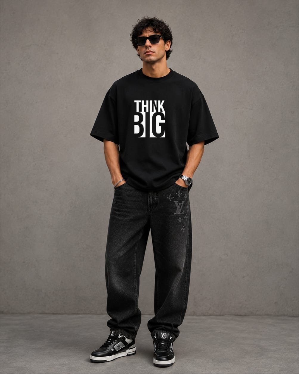 ZSSEL THINK BIG  Premium Oversized T-Shirt