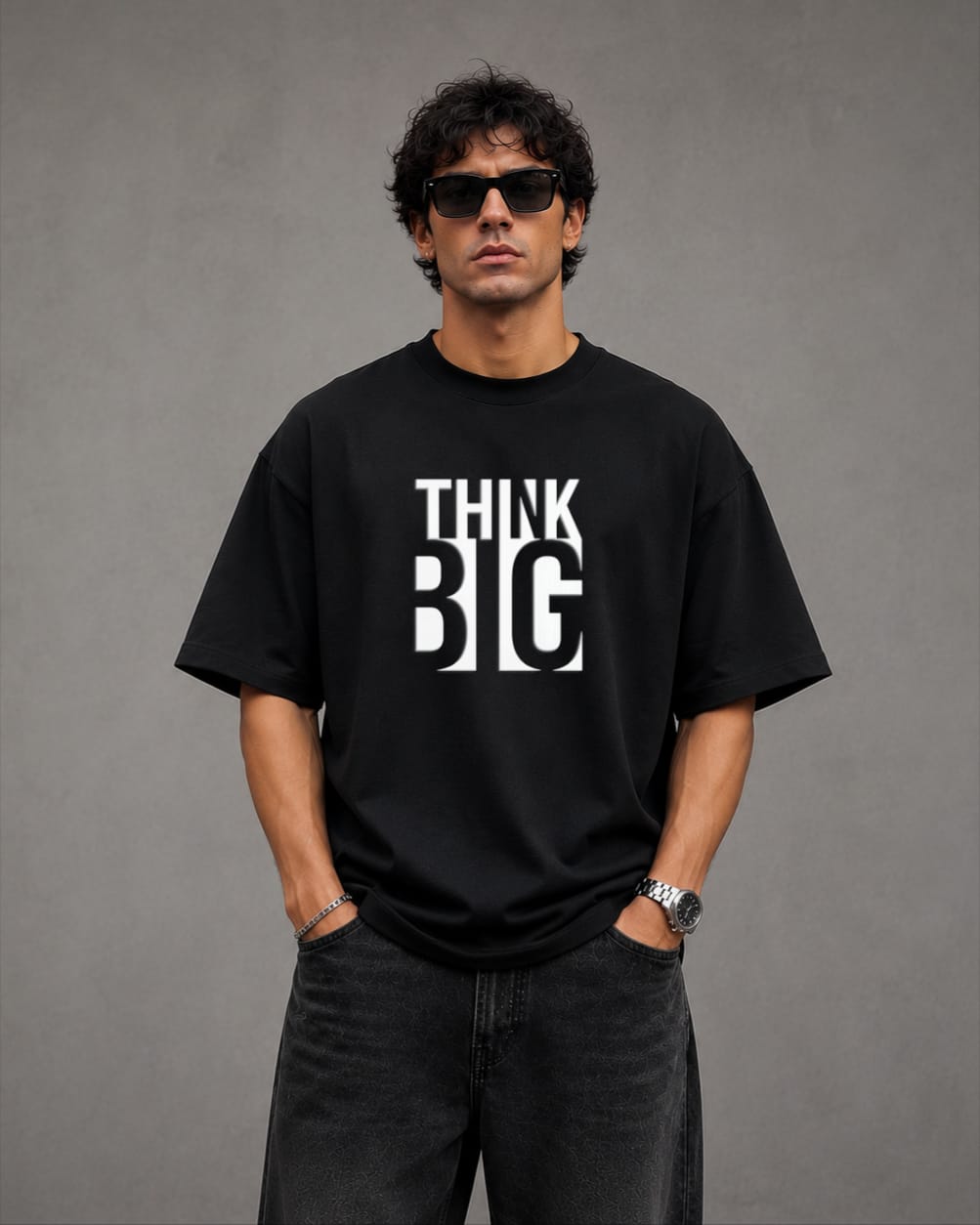ZSSEL THINK BIG  Premium Oversized T-Shirt