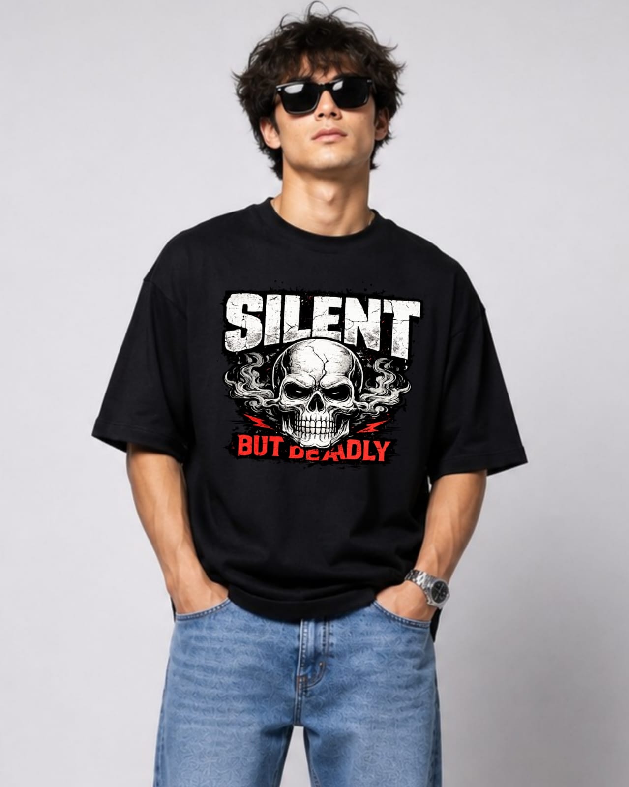 ZSSEL™ Silent But Deadly Oversized T-Shirt