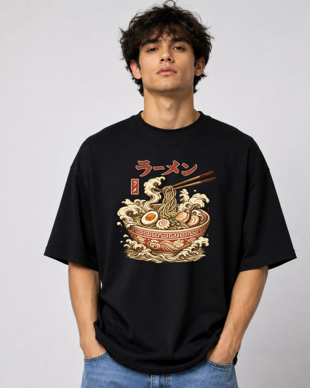 ZSSEL™ Glitch Skull Oversized T-Shirt