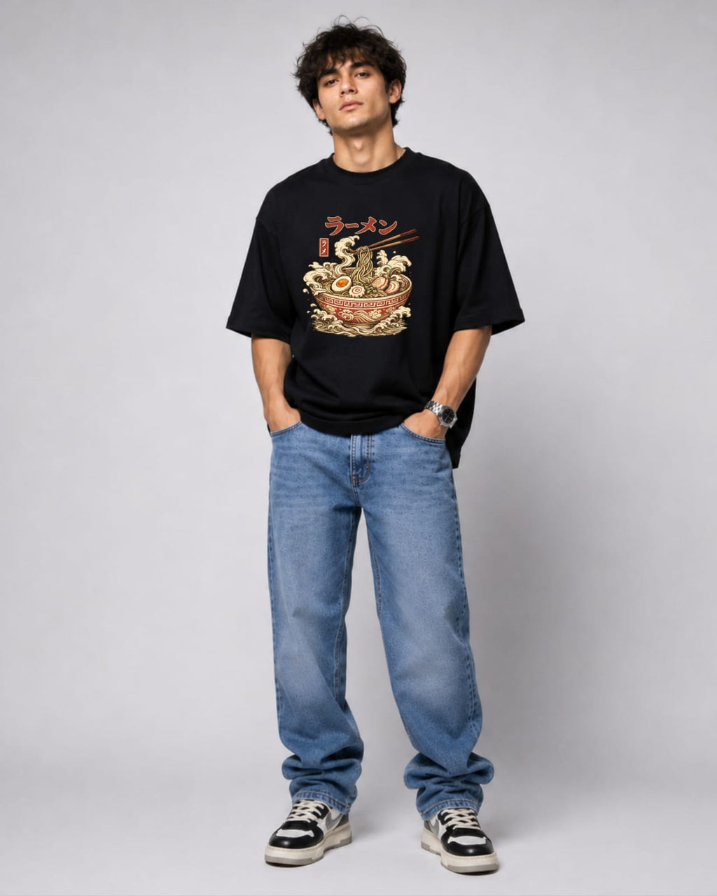 ZSSEL™ Glitch Skull Oversized T-Shirt