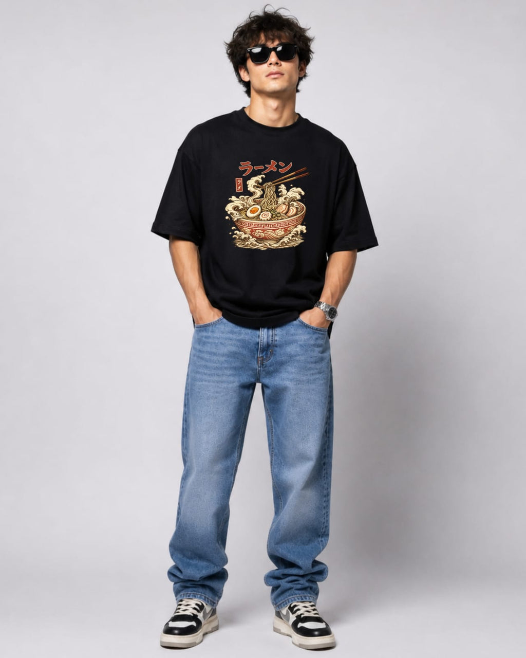 ZSSEL™ Glitch Skull Oversized T-Shirt