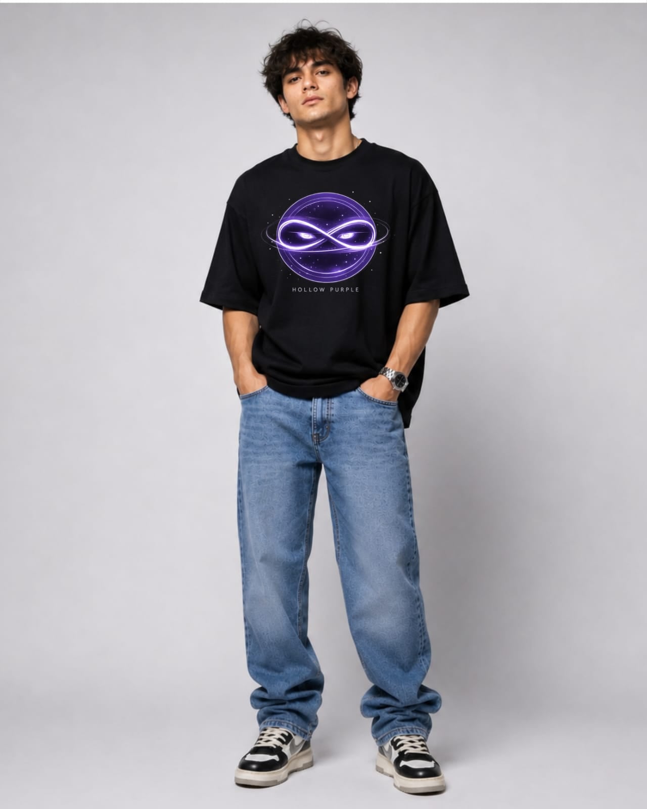 ZSSEL™ Hollow Purple Oversized T-Shirt