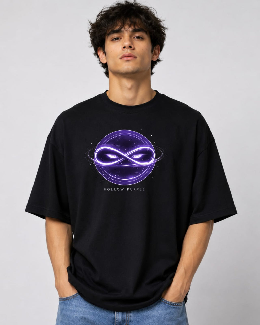 ZSSEL™ Hollow Purple Oversized T-Shirt