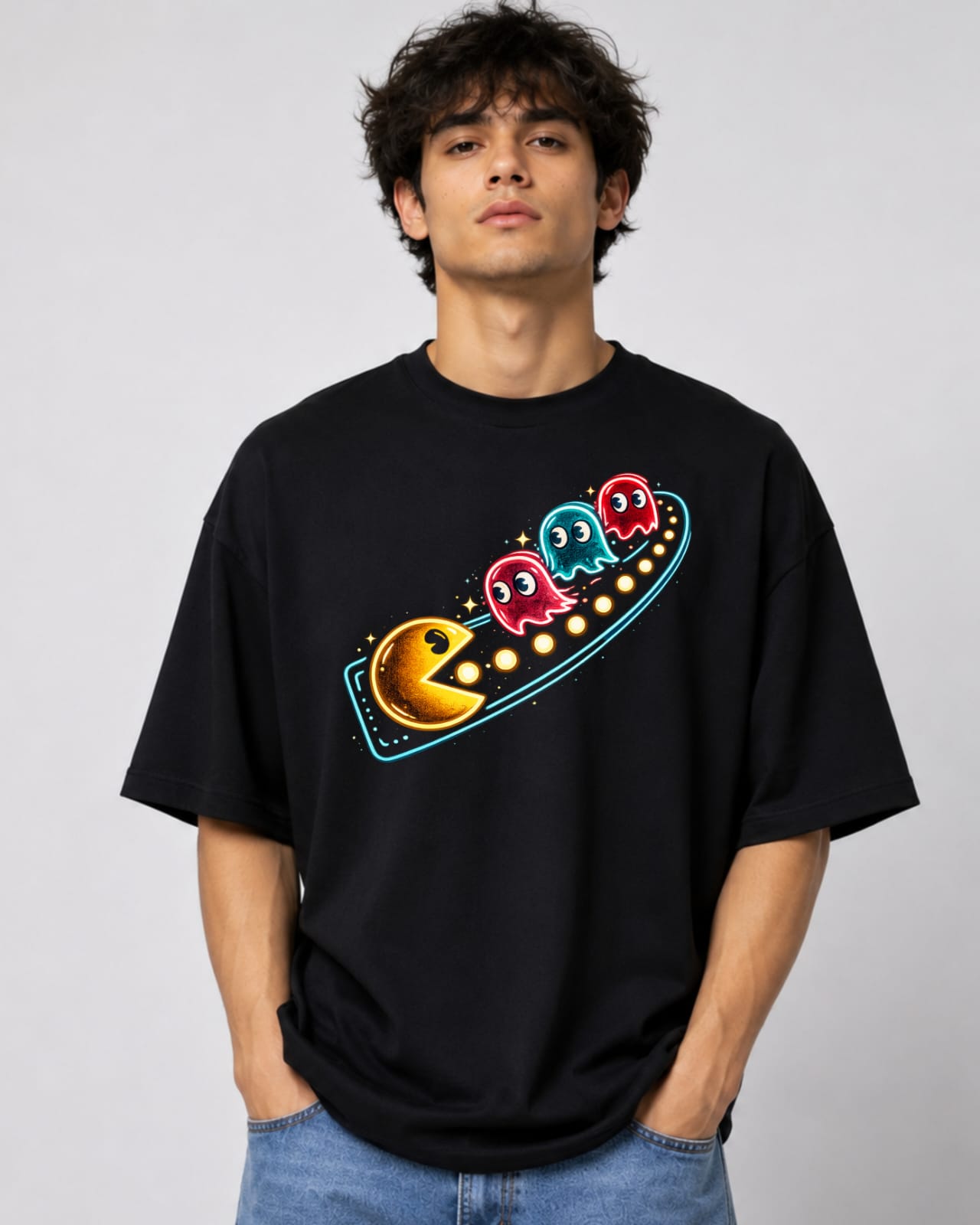 ZSSEL™ Retro Chase Oversized T-Shirt