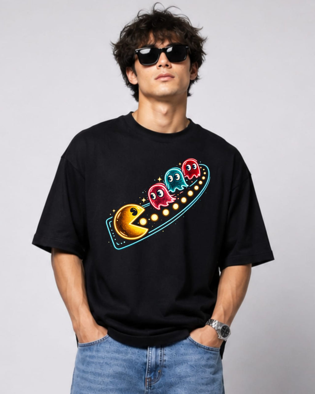 ZSSEL™ Retro Chase Oversized T-Shirt