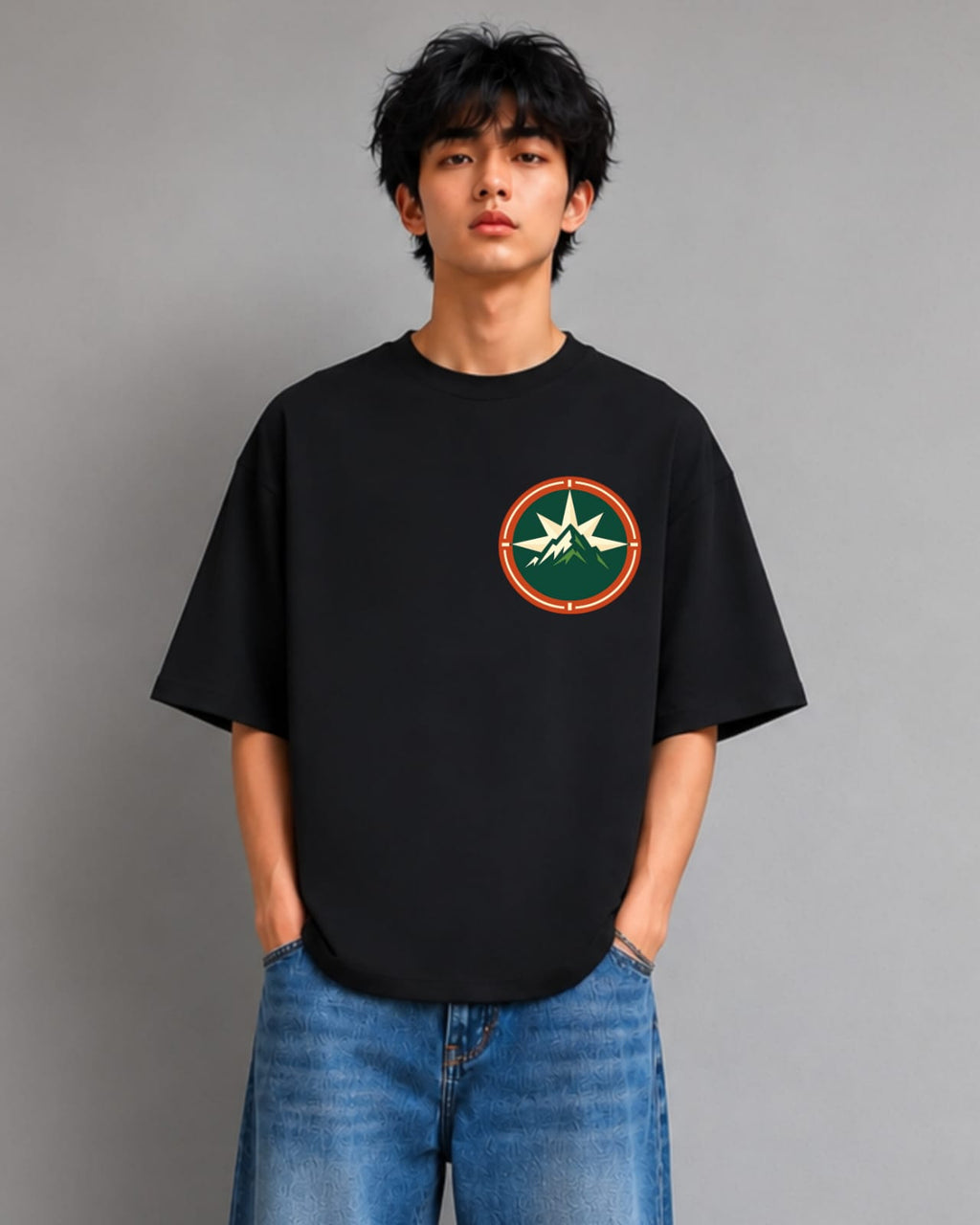 ZSSEL Born To Explore Oversized Tee