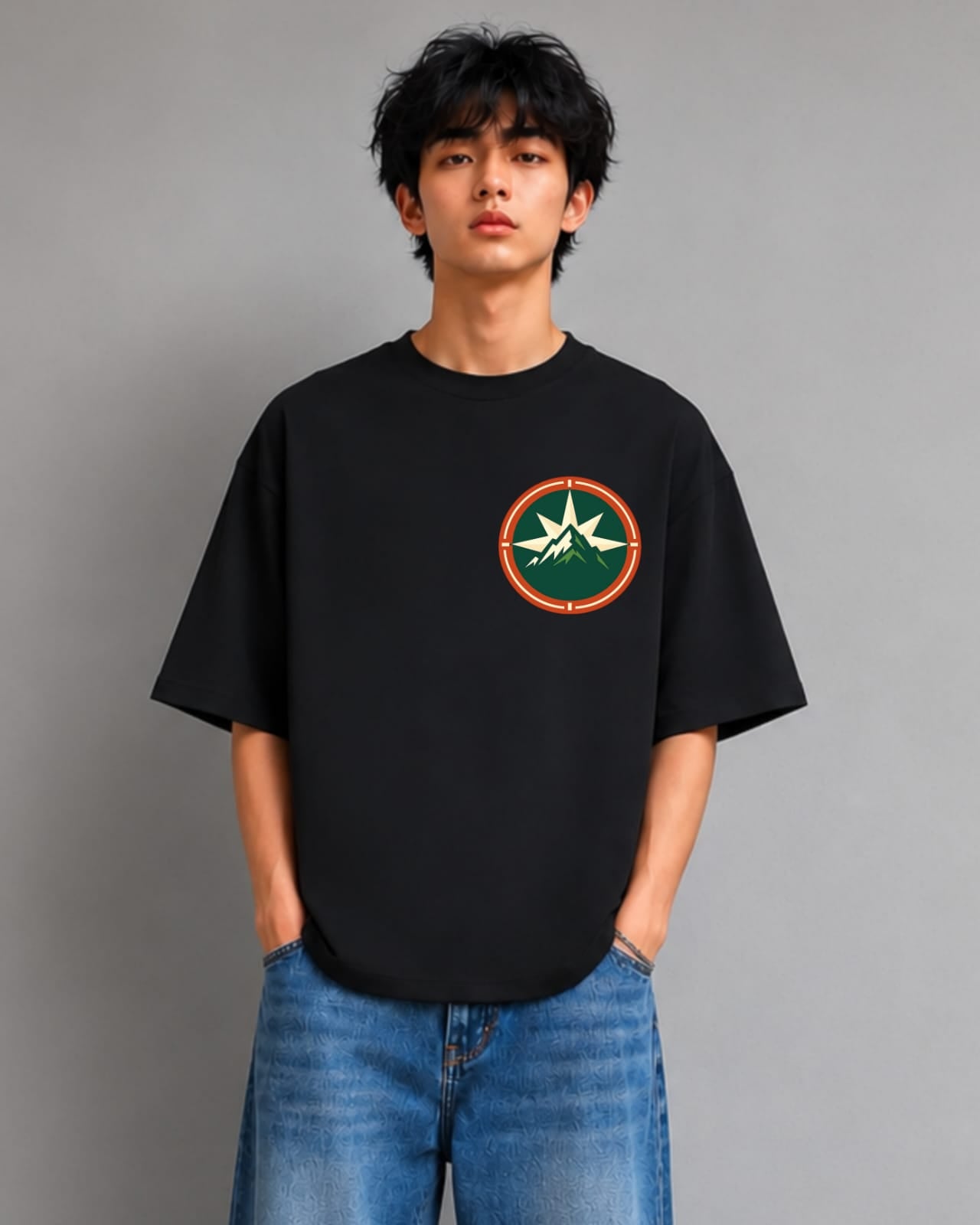 ZSSEL Born To Explore Oversized Tee