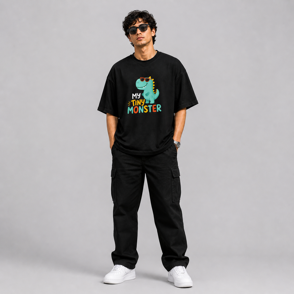 Tiny Monster — Quiet Luxury Edition Oversized tee