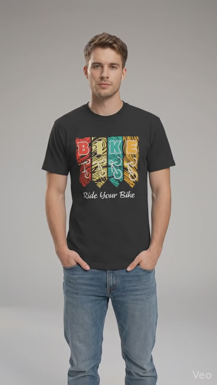 ZSSEL Ride Your Bike — Regular Fit Cotton T-Shirt